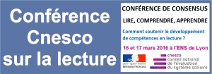 Dossier : La conférence CNESCO - Ifé sur la lecture
