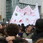 Photo CP - Manifestation parisienne du 20/11/07 