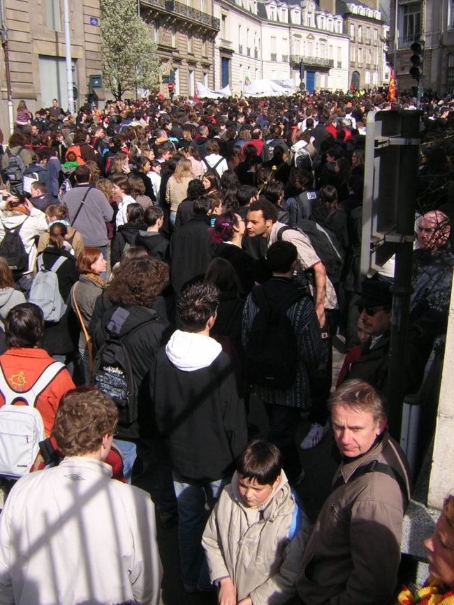 Rennes - de 20 à 50 000 manifestants - Photo Dominique Galiana 