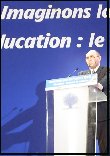 M. Le Bris à la convention UMP - Photo Café pédagogique