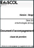 Histoire -Géographie : Document d&rsquo;accompagnement de 1ère STG
