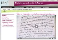 A la Une : Casanova