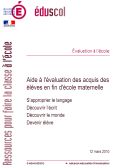 Évaluations… en grande section aussi ! Le SNUIPP rappelle le cadre…
