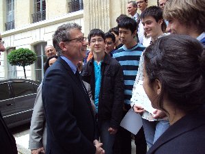Les Lauréats des Olympiades des mathématiques fêtés au ministère