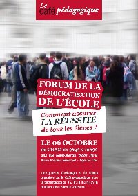 Le Café vous invite au Forum de la Démocratisation de l&rsquo;Ecole
