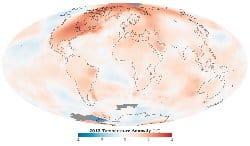 Climat : Les données de 2012 confirment le réchauffement