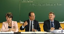 A Denain, Hollande lie nouveaux rythmes et lutte contre les inégalités
