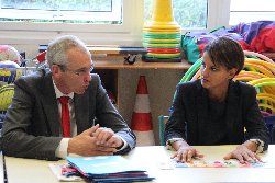 Rythmes : N. Vallaud-Belkacem à bonne école