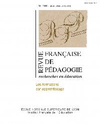 L&rsquo;Apprentissage dans la Revue française de pédagogie