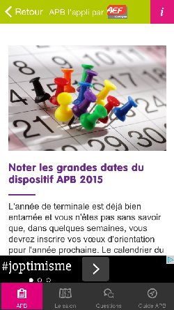 Orientation : APB sur votre smartphone avec « APB L&rsquo;appli »
