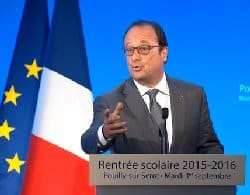 Hollande : Hommage aux professeurs de maternelle