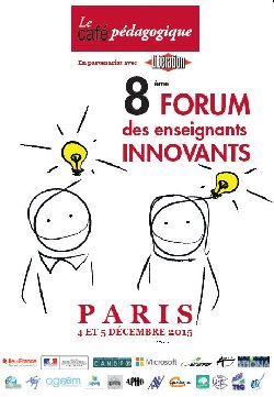 Ouverture du 8ème Forum des enseignants innovants