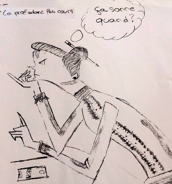La chronique de Véronique Soulé: Sujet imposé au CFA de Nangis: Caricaturer les profs