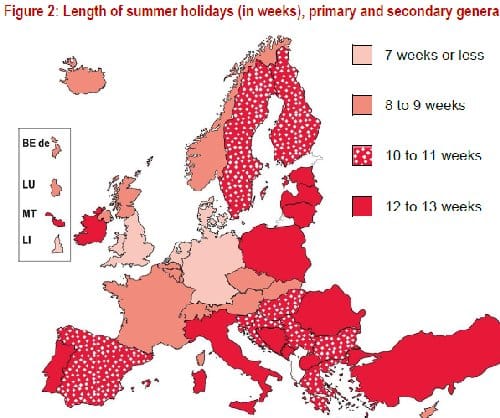 Rythmes scolaires : La France n&rsquo;est plus le pays des vacances ?