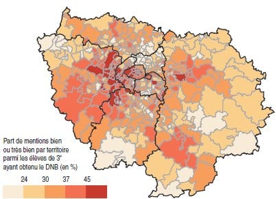 Ségrégation urbaine et scolaire en Ile-de-France