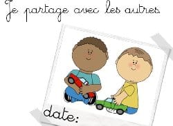 Maternelle : Des vignettes pour le cahier de réussite