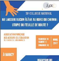 L&rsquo;AFAE ne veut laisser aucun élève au bord du chemin