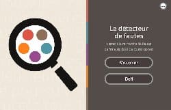 Orthographe : Le détecteur de fautes