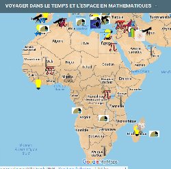 L&rsquo;histoire des maths mise en carte