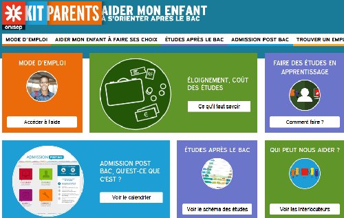 Orientation après le bac : Le Kit parent de l&rsquo;Onisep