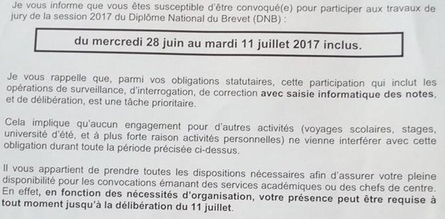 Brevet : Les profs mobilisés jusqu&rsquo;au 11 juillet ?