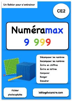 CE2: Numéramax, la numération jusqu&rsquo;à 9999