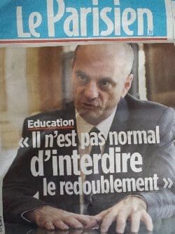Redoublement : JM Blanquer avance vers son rétablissement