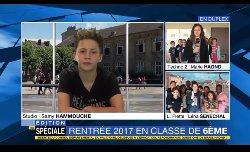 Un JT d’élèves sur la rentrée en 6ème