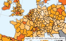 Géo : L&rsquo;atlas régional Eurostat