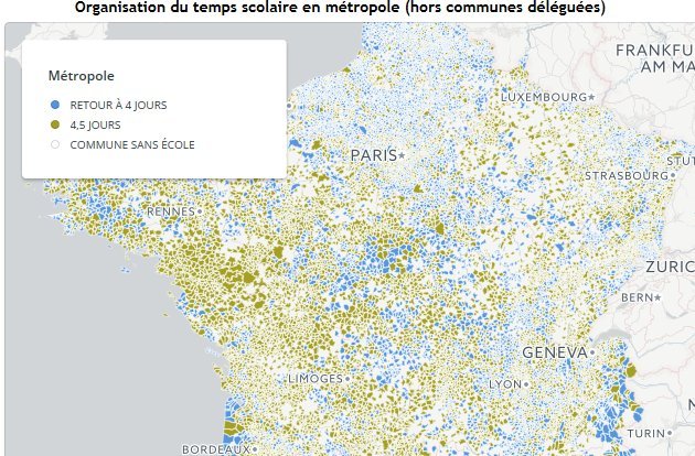 43% des communes sont déjà revenues à la semaine de 4 jours