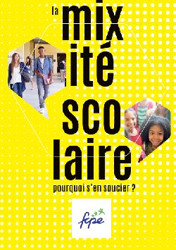 Mixité scolaire : La Fcpe s&rsquo;engage