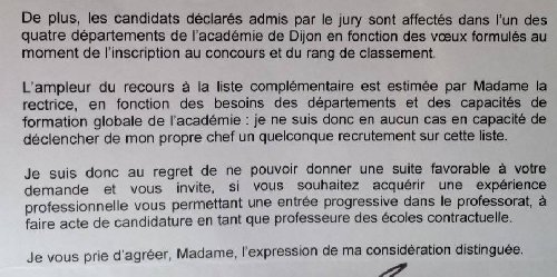 Primaire : La galère des inscrits sur liste complémentaire