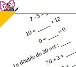 Primaire : Un générateur pour le calcul mental