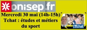 Orientation : Tchat Onisep sur les métiers du sport