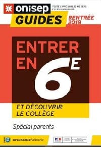 Entrée en 6ème : Le Guide Onisep