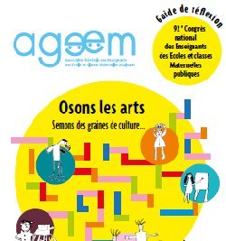 Ageem : Osons les arts !