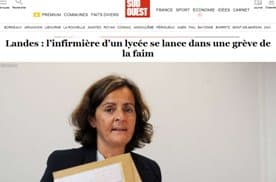 Grève de la faim d&rsquo;une infirmière scolaire contre le harcèlement de son proviseur