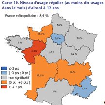 Santé : Drogues : Une cartographie régionale des jeunes de 17 ans