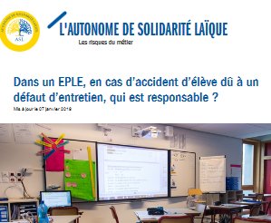 En cas d&rsquo;accident qui est responsable ?