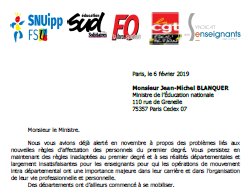 Le mouvement des PE perturbé par les initiatives du ministère