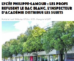 Lycée : Quand le Dasen veut remplacer les profs