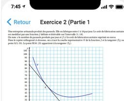 Une application pour réviser les maths pour le bac