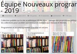 Histoire : Nouveaux programmes du lycée