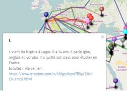 Géo : Story maps Parcours de migration