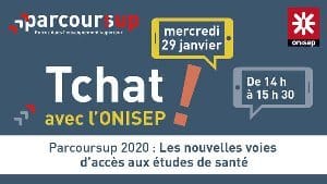 Parcoursup : Un Tchat Onisep sur les études de santé