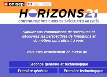 Horizons 21 pour l&rsquo;orientation des lycéens