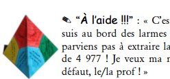 Le Tetra&rsquo;aide , un outil pour la classe