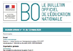 BTS : Programmes mis à jour