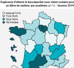 Bac : Des écarts régionaux importants