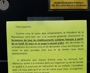Quand pourra t-on rouvrir les écoles ?